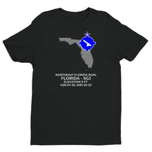 Load image into Gallery viewer, SGJ facility map in ST AUGUSTINE; FLORIDA, Black