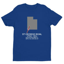 Load image into Gallery viewer, SGU facility map in ST GEORGE; UTAH, Royal Blue