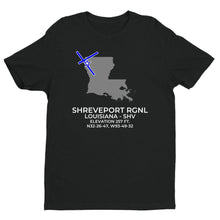 Load image into Gallery viewer, SHV facility map in SHREVEPORT; LOUISIANA, Black