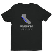 Load image into Gallery viewer, SJC facility map in SAN JOSE; CALIFORNIA, Black