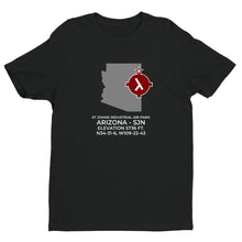 Load image into Gallery viewer, SJN facility map in ST JOHNS; ARIZONA, Black