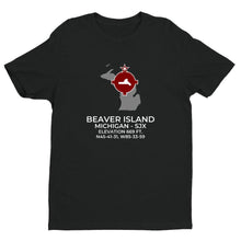 Load image into Gallery viewer, SJX facility map in BEAVER ISLAND; MICHIGAN, Black
