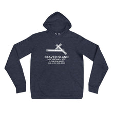 Load image into Gallery viewer, SJX facility map in BEAVER ISLAND; MICHIGAN Hoodie