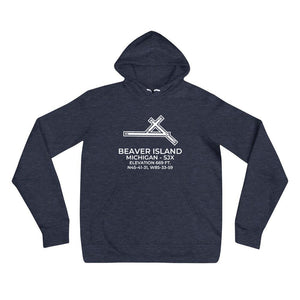 SJX facility map in BEAVER ISLAND; MICHIGAN Hoodie