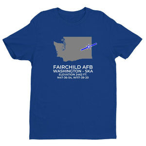 SKA facility map in SPOKANE; WASHINGTON, Royal Blue