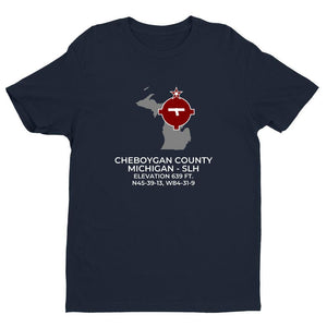 SLH facility map in CHEBOYGAN; MICHIGAN, Navy