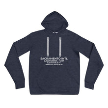 Load image into Gallery viewer, SMF facility map in SACRAMENTO; CALIFORNIA Hoodie