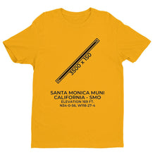 Load image into Gallery viewer, smo santa monica ca t shirt, Yellow