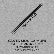 Load image into Gallery viewer, smo santa monica ca t shirt, Gray