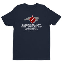 Load image into Gallery viewer, MOORE COUNTY near PINEHURST/SOUTHERN PINES; NORTH CAROLINA (SOP; KSOP) T-Shirt