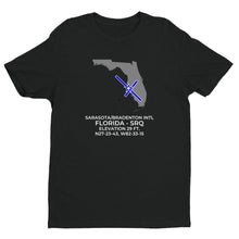Load image into Gallery viewer, SRQ facility map in SARASOTA/BRADENTON; FLORIDA, Black