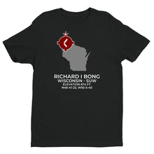 Load image into Gallery viewer, SUW facility map in SUPERIOR; WISCONSIN, Black