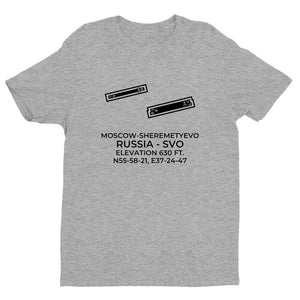 MOSCOW-SHEREMETYEVO (SVO; UUEE) in MOSCOW; RUSSIA T-Shirt