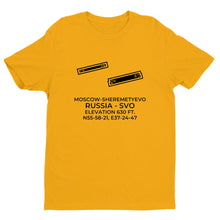Load image into Gallery viewer, MOSCOW-SHEREMETYEVO (SVO; UUEE) in MOSCOW; RUSSIA T-Shirt