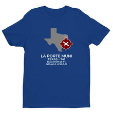 Load image into Gallery viewer, T41 facility map in LA PORTE; TEXAS, Royal Blue
