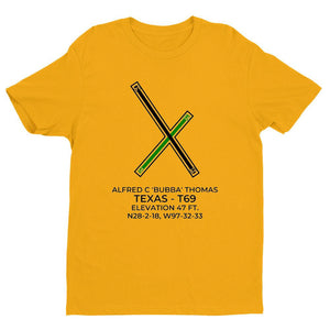 t69 sinton tx t shirt, Yellow