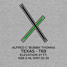 Load image into Gallery viewer, t69 sinton tx t shirt, Gray