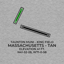 Load image into Gallery viewer, tan taunton ma t shirt, Gray