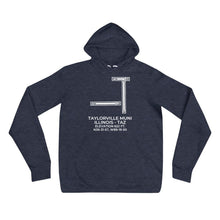 Load image into Gallery viewer, TAZ facility map in TAYLORVILLE; ILLINOIS Hoodie