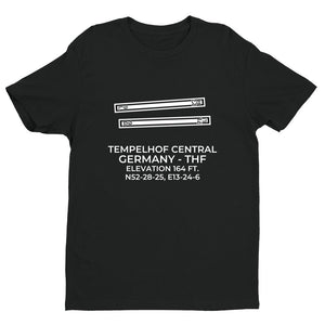 TEMPELHOF CENTRAL (THF; EDBB) in WEST BERLIN; GERMANY c.1980s T-Shirt