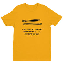 Load image into Gallery viewer, TEMPELHOF CENTRAL (THF; EDBB) in WEST BERLIN; GERMANY c.1980s T-Shirt