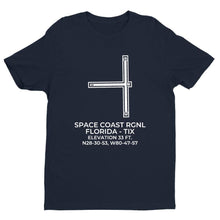 Load image into Gallery viewer, tix titusville fl t shirt, Navy