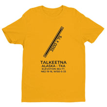 Load image into Gallery viewer, tka talkeetna ak t shirt, Yellow