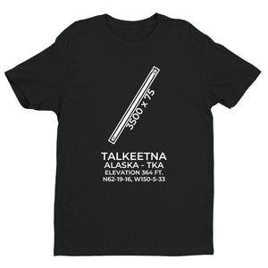 tka talkeetna ak t shirt, Black