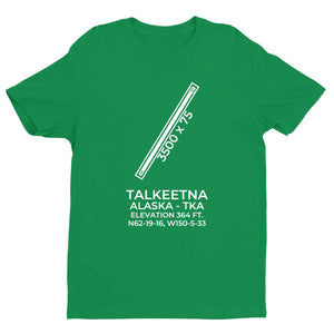 tka talkeetna ak t shirt, Green