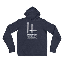 Load image into Gallery viewer, TPA facility map in TAMPA; FLORIDA Hoodie