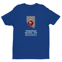 Load image into Gallery viewer, TPH facility map in TONOPAH; NEVADA, Royal Blue