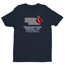 Load image into Gallery viewer, TEKAMAH MUNI in TEKAMAH; NEBRASKA (TQE; KTQE) T-Shirt