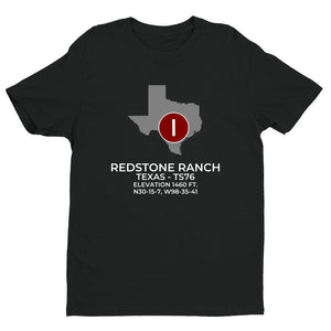 REDSTONE RANCH near STONEWALL; TEXAS (TS76) T-Shirt