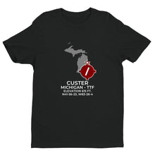 Load image into Gallery viewer, CUSTER in MONROE; MICHIGAN (TTF; KTTF) T-Shirt