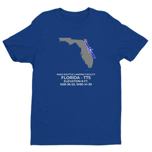 TTS facility map in TITUSVILLE; FLORIDA, Royal Blue