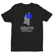 Load image into Gallery viewer, TUPELO RGNL near TUPELO; MISSISSIPPI (TUP; KTUP) T-Shirt