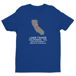 TVL facility map in SOUTH LAKE TAHOE; CALIFORNIA, Royal Blue