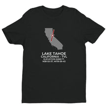 Load image into Gallery viewer, TVL facility map in SOUTH LAKE TAHOE; CALIFORNIA, Black