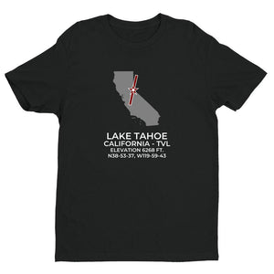 TVL facility map in SOUTH LAKE TAHOE; CALIFORNIA, Black