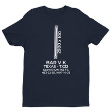 Load image into Gallery viewer, BAR V K (TX32) in BOLIVAR; TEXAS (TX) T-Shirt
