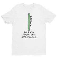 Load image into Gallery viewer, BAR V K (TX32) in BOLIVAR; TEXAS (TX) T-Shirt