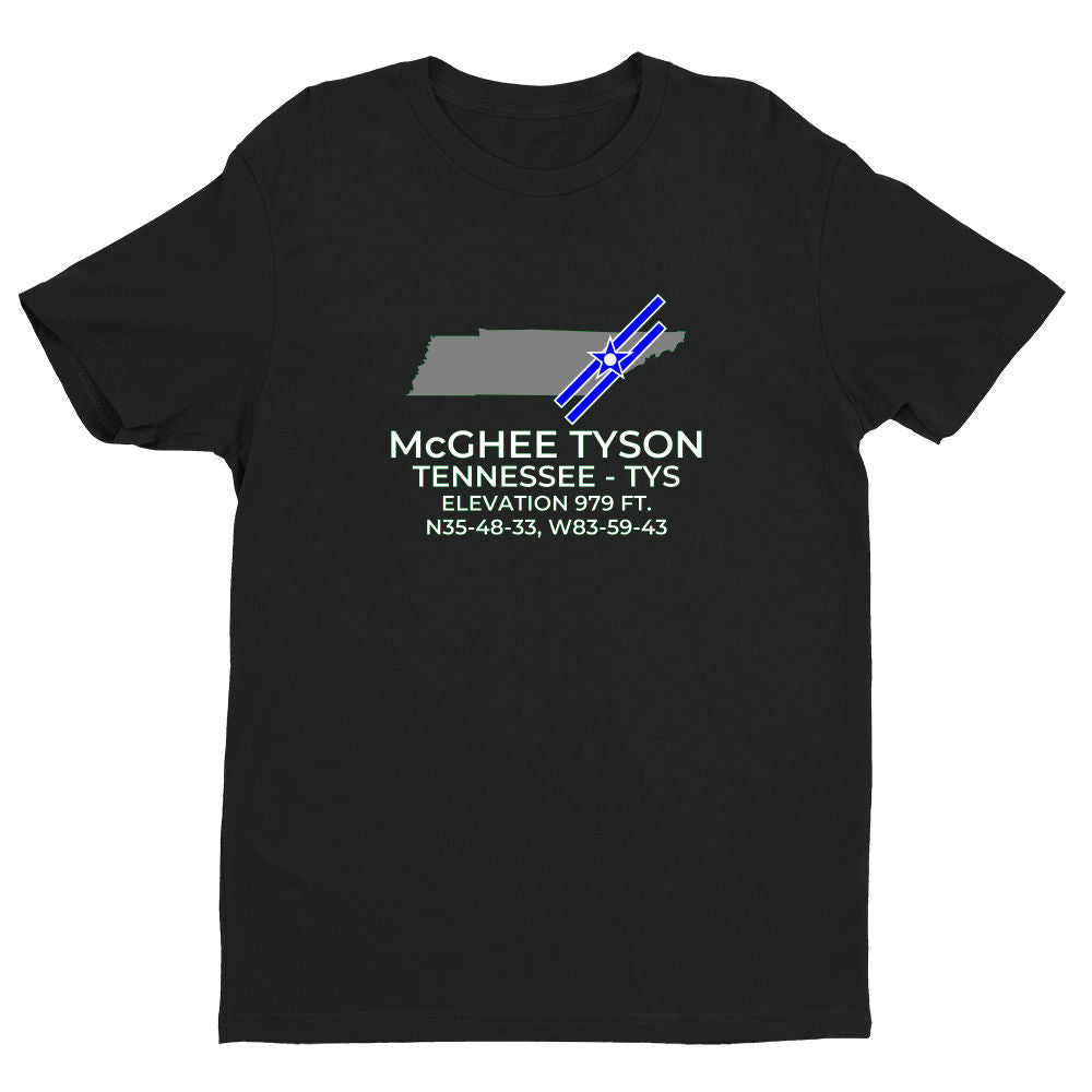 McGHEE TYSON in KNOXVILLE; TENNESSEE (TYS; KTYS) T-Shirt