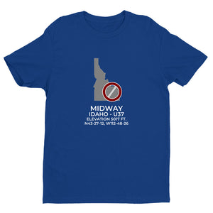 MIDWAY in ATOMIC CITY; IDAHO (U37) T-Shirt