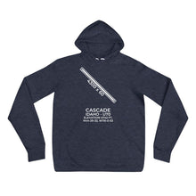 Load image into Gallery viewer, U70 facility map in CASCADE; IDAHO Hoodie