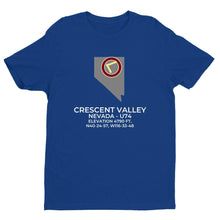 Load image into Gallery viewer, U74 facility map in CRESCENT VALLEY; NEVADA, Royal Blue