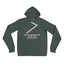 Load image into Gallery viewer, U93 facility map in HAILEY; IDAHO Hoodie