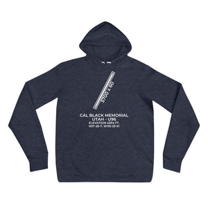 U96 facility map in HALLS CROSSING; UTAH Hoodie