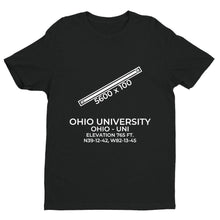 Load image into Gallery viewer, uni athens albany oh t shirt, Black