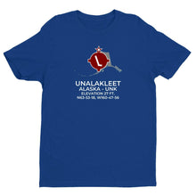 Load image into Gallery viewer, UNK facility map in UNALAKLEET; ALASKA, Royal Blue