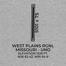 Load image into Gallery viewer, uno west plains mo t shirt, Gray